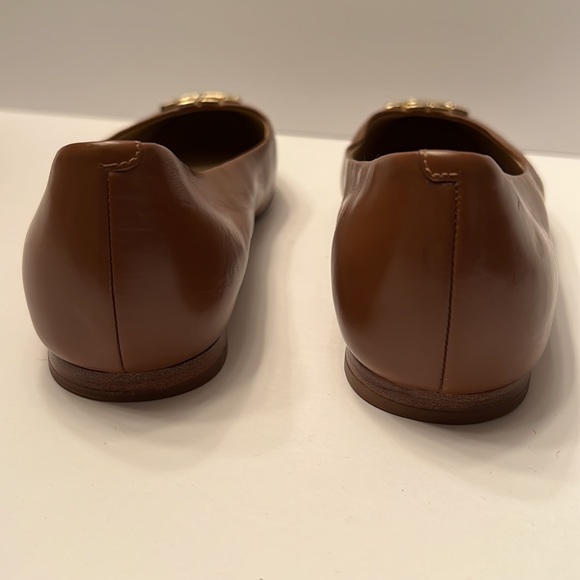 Tory Burch Raleigh brown leather flats size 7.5 - Picture 6 of 8